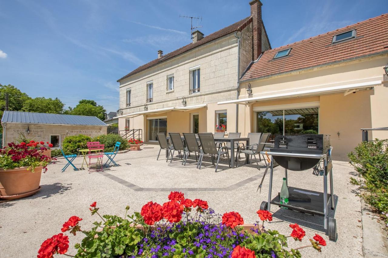 Les Ormes - Grande Maison Avec Jacuzzi Largny-sur-Automne Exteriér fotografie