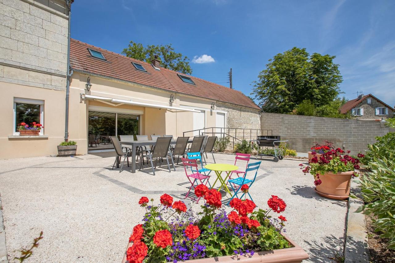 Les Ormes - Grande Maison Avec Jacuzzi Largny-sur-Automne Exteriér fotografie